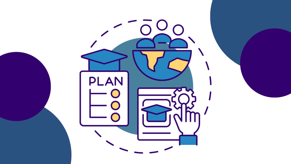 Foundations of Tier 1:
"Illustration of educational planning elements: a checklist, graduation cap, and gear icon representing systematic approach to Tier 1 support."